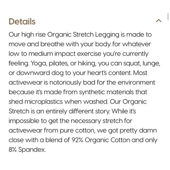 MATE The Label Leggings Womens 2X Rose Terracotta Stretch NEW Organic Cotton - Picture 2 of 10